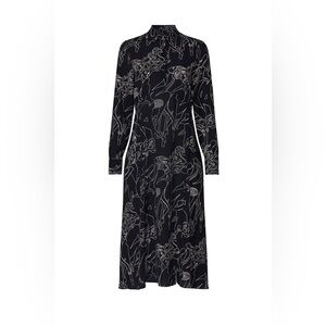 Victoria Beckham Cabaret Abstract Print Shirt Dress